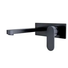 ECCO WALL BASIN/BATH MIXER MATTE BLACK 
