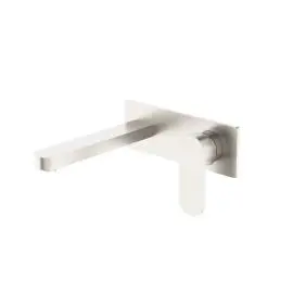 ECCO WALL BASIN/BATH MIXER BRUSHED NICKEL 
