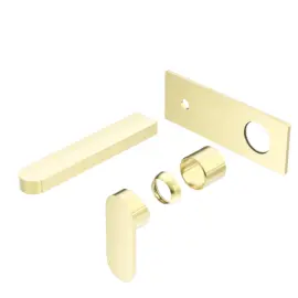 ECCO WALL BASIN/BATH MIXER TRIM KITS ONLY BRUSHED GOLD 