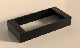 PVC Kickboard 890*430*150mm Matte Black