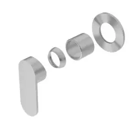 ECCO SHOWER MIXER 80MM ROUND PLATE TRIM KITS ONLY GUN METAL 