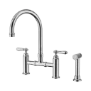  York Bridge Kitchen Set With Hand Spray Chrome 