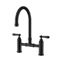  York Bridge Kitchen Set With Hand Spray Matte Black 