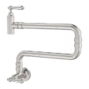 YORK WALL MOUNTED POT FILLER BRUSHED NICKEL 