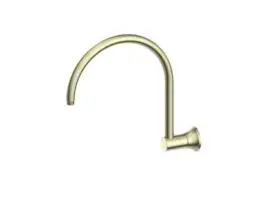 YORK SHOWER ARM AGED BRASS 