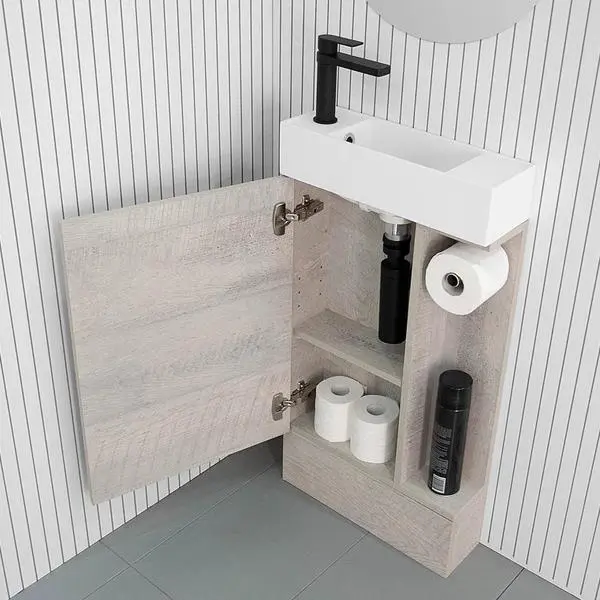 ADP Allie Compact Small Vanity with Kickboard 450mm