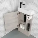 ADP Allie Compact Small Vanity with Kickboard 450mm