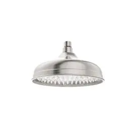 YORK 200MM BRUSHED NICKEL SHOWER HEAD