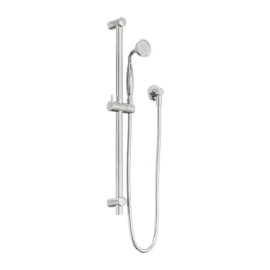 YORK BRUSHED NICKEL SHOWER RAIL WITH METAL HAND SHOWER