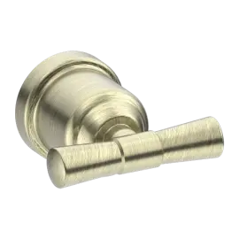 YORK AGED BRASS ROBE HOOK