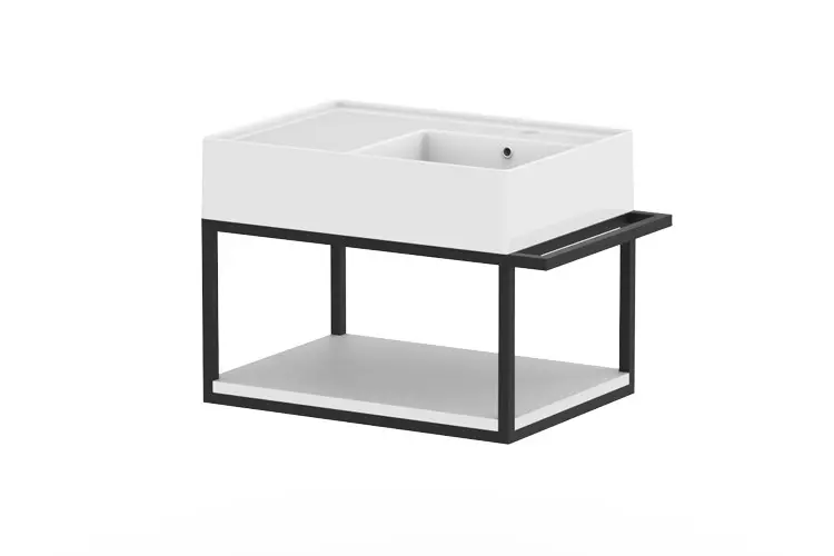 ADP Antonio Wall Hung Vanity Right Hand Basin 600mm