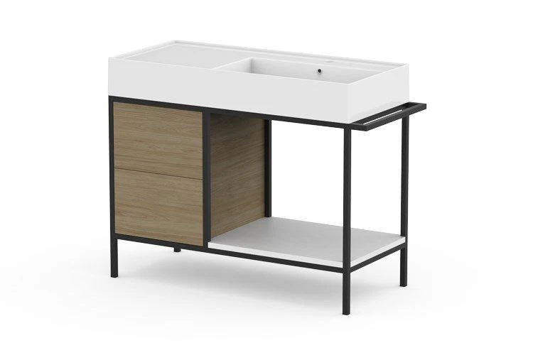 ADP Antonio Floor Mount Vanity Right Hand Basin 1000mm 