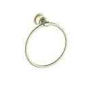 YORK AGED BRASS TOWEL RING