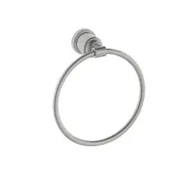 YORK BRUSHED NICKEL TOWEL RING