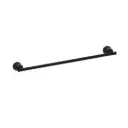 YORK MATTE BLACK SINGLE TOWEL RAIL 600MM