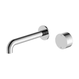 KARA PROGRESSIVE WALL BASIN/BATH SET 185MM CHROME 