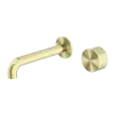 KARA PROGRESSIVE WALL BASIN/BATH SET 185MM BRUSHED GOLD 