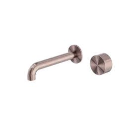KARA PROGRESSIVE WALL BASIN/BATH SET 185MM BRUSHED BRONZE 