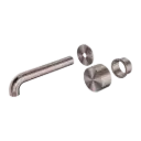 KARA PROGRESSIVE WALL BASIN/BATH SET 185MM TRIM KITS ONLY BRUSHED BRONZE 