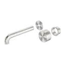 KARA PROGRESSIVE WALL BASIN/BATH SET 230MM TRIM KITS ONLY BRUSHED NICKEL 
