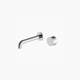 KARA CHROME PROGRESSIVE WALL BASIN/BATH SET 120MM
