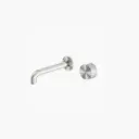 KARA BRUSHED NICKEL PROGRESSIVE WALL BASIN/BATH SET 120MM