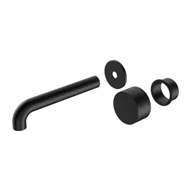 KARA PROGRESSIVE WALL BASIN/BATH SET 260MM TRIM KITS ONLY MATTE BLACK 