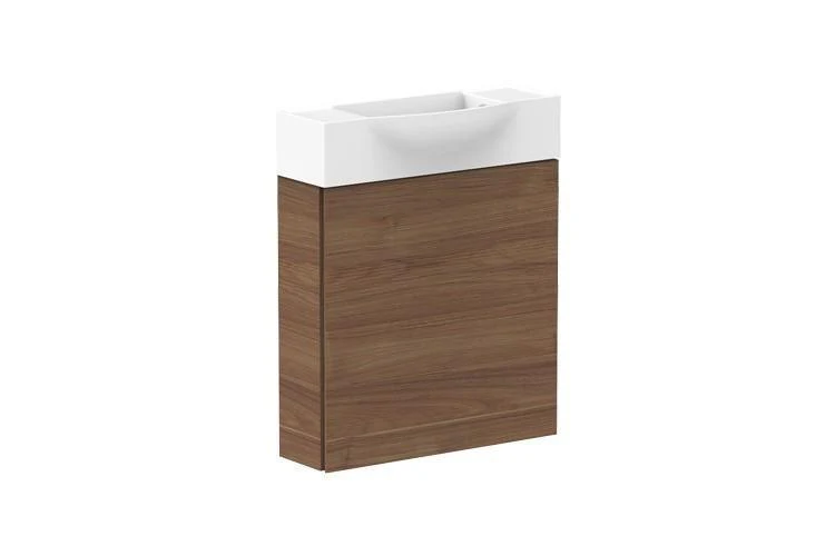 ADP Charlie 450mm Small Space Wall Hung Vanity Matte White