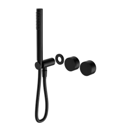 KARA MATTE BLACK PROGRESSIVE SHOWER SYSTEM SEPARATE PLATE TRIM KITS ONLY