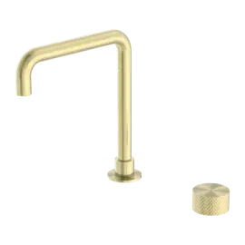 OPAL BRUSHED GOLD PROGRESSIVE TALL BASIN SET