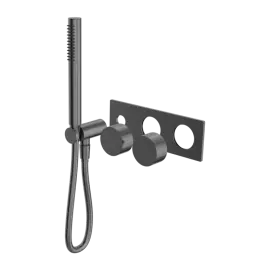 KARA PROGRESSIVE SHOWER SYSTEM TRIM KITS ONLY GUN METAL 