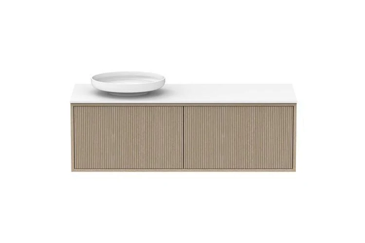 ADP Clifton Wall Hung Vanity Dor&Drw Slim Left Hand Basin 1200 WH L DU 