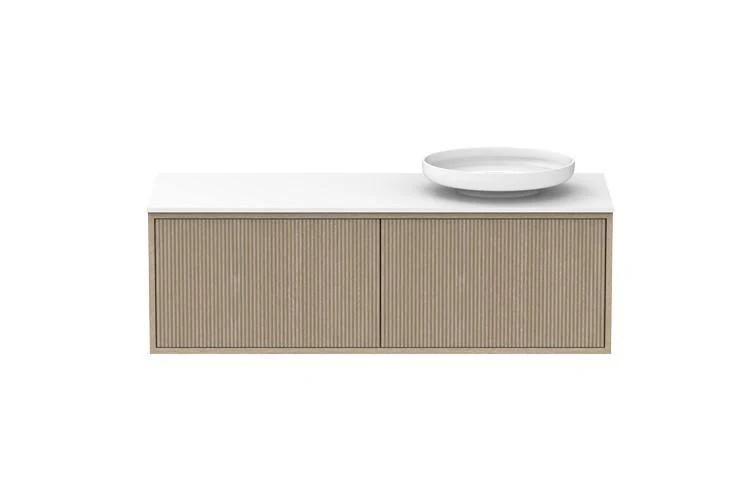 ADP Clifton Wall Hung Vanity Dor&Drw Slim Right Hand Basin 1200 WH R CP 