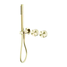 OPAL BRUSHED GOLD PROGRESSIVE SHOWER SYSTEM SEPARATE PLATE