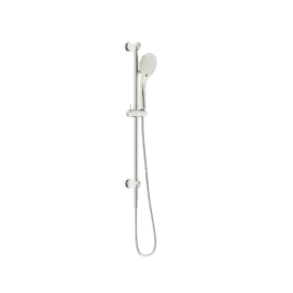 MECCA SHOWER RAIL WITH AIR SHOWER BRUSHED NICKEL 