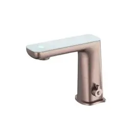 CLAUDIA BRUSHED BRONZE SENSOR MIXER WITH WHITE TOP DISPLAY
