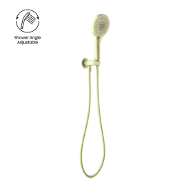 OPAL BRUSHED GOLD SHOWER ON BRACKET