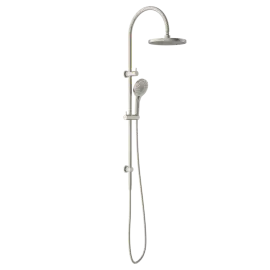 OPAL BRUSHED NICKEL TWIN SHOWER