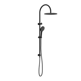 MECCA TWIN SHOWER WITH AIR SHOWER II MATTE BLACK 