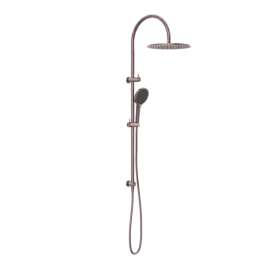MECCA TWIN SHOWER WITH AIR SHOWER II BRUSHED BRONZE 