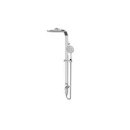 ASTRA RAIN ROUND CHROME TWIN SHOWER SINGLE HOSE
