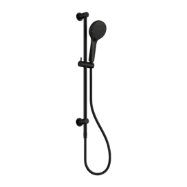 3 FUNCTION SHOWER RAIL MATTE BLACK -NR314aMB 