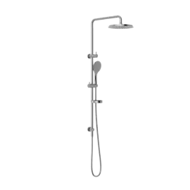 BUILDER PROJECT TWIN SHOWER CHROME 