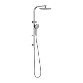 BIANCA GUN METAL TWIN SHOWER