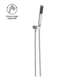 SQUARE SHOWER ON BRACKET CHROME 