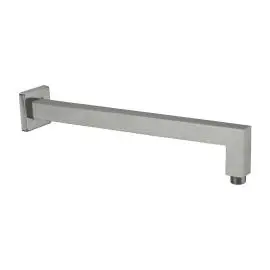 SQUARE SHOWER ARM GUN METAL 