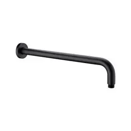 ROUND SHOWER ARM 330MM LENGTH MATTE BLACK 