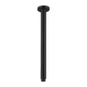 ROUND CEILING ARM 100MM LENGTH MATTE BLACK 