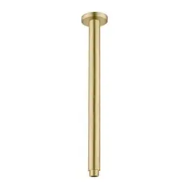 ROUND CEILING ARM 100MM LENGTH BRUSHED GOLD 