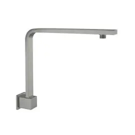 SQUARE SWIVEL SHOWER ARM GUN METAL 